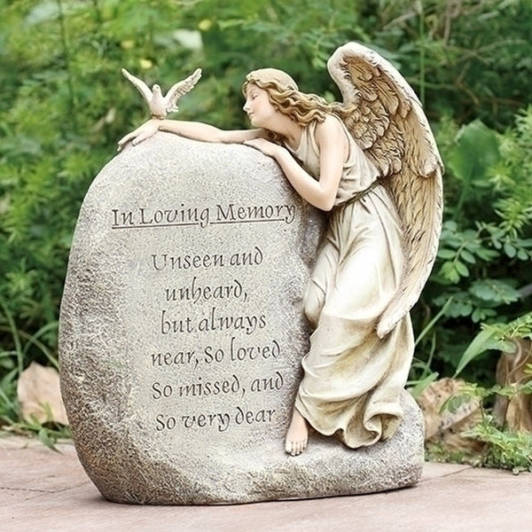 Angel Memorial Garden Stone Statue